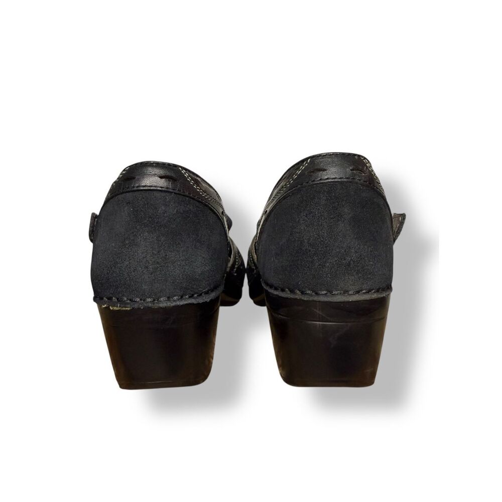 Dansko Sally Mary Jane Black Suede Clogs Women’s EU 41 US 11 - Picture 5 of 7